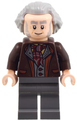 Garrick Ollivander - Dark Brown Jacket, Hair Swept Back