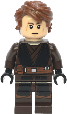 Anakin Skywalker - Dark Brown and Black Robe, Black Hands