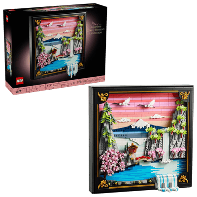 Japanese Cherry Blossom Landscape