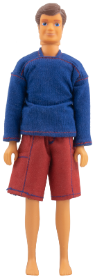 Scala Doll (Christian with Clothes, Shorts)