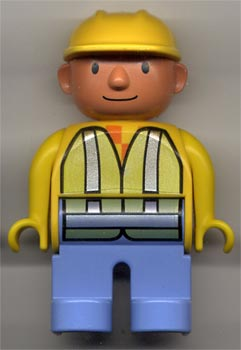 Duplo Figure, Male, Bob the Builder with Construction Jacket (4172384)