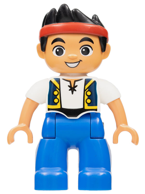 Duplo Figure Lego Ville, Never Land Pirates, Jake (6031799 / 6078563)
