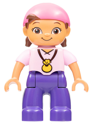Duplo Figure Lego Ville, Never Land Pirates, Izzy (6033054 / 6078568)
