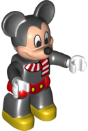 Duplo Figure Lego Ville, Mickey Mouse, Red Pants and Scarf (6263148 / 6269879)