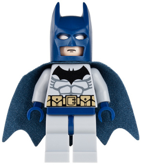 Batman - Light Bluish Gray Suit, Dark Blue Mask