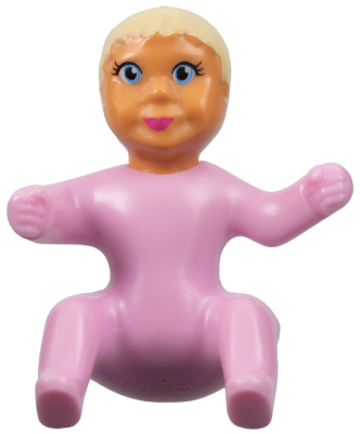 Belville Female, Baby Girl (Princess) - Bright Pink Outfit (4500612)