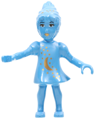 Belville Fairy (Millimy) - Medium Blue with Moon Pattern (4129898)