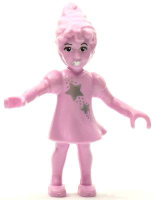 Belville Fairy  - Bright Pink with Stars Pattern (4284958)