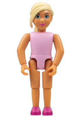 Belville Female, Child Girl (Princess) - Bright Pink Top, Light Yellow Hair, Magenta Shoes (4285919)