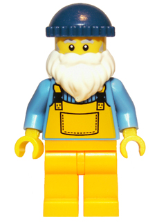 Fisherman, Series 3 (Minifigure Only without Stand and Accessories)