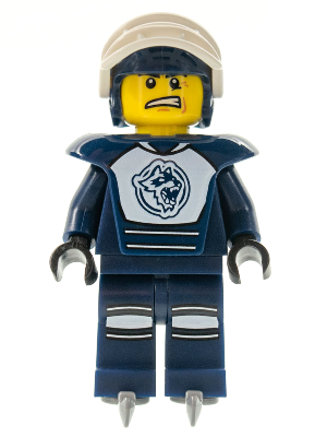 Hockey Player, Series 4 (Minifigure Only without Stand and Accessories)