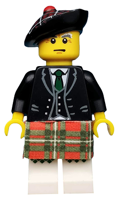 Bagpiper, Series 7 (Minifigure Only without Stand and Accessories)