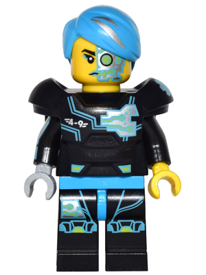 Cyborg, Series 16 (Minifigure Only without Stand and Accessories)