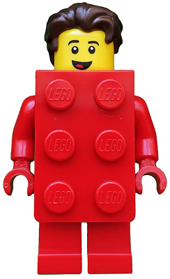 Brick Suit Guy, Series 18 (Minifigure Only without Stand and Accessories)