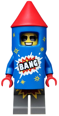Firework Guy, Series 18 (Minifigure Only without Stand and Accessories)