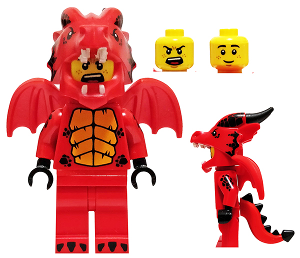 Dragon Suit Guy, Series 18 (Minifigure Only without Stand and Accessories)