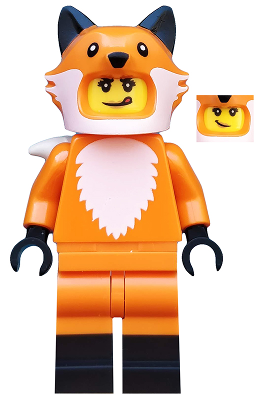 Fox Costume Girl, Series 19 (Minifigure Only without Stand and Accessories)