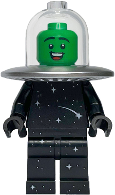 Flying Saucer Costume Fan, Series 26 (Minifigure Only without Stand and Accessories)