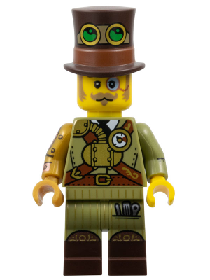 Steampunk Inventor, Series 27 (Minifigure Only without Stand and Accessories)