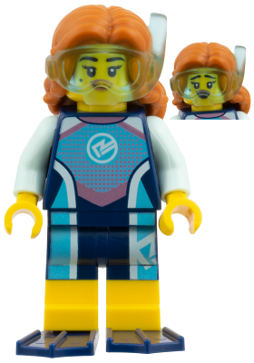 Marine Biologist, Series 29 (Minifigure Only without Stand and Accessories)