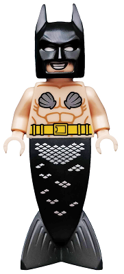 Mermaid Batman, The LEGO Batman Movie, Series 2 (Minifigure Only without Stand and Accessories)