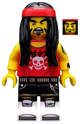 Gong & Guitar Rocker, The LEGO Ninjago Movie (Minifigure Only without Stand and Accessories)