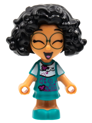Mirabel Madrigal - Micro Doll, Dark Green Glasses, Closed Eyes