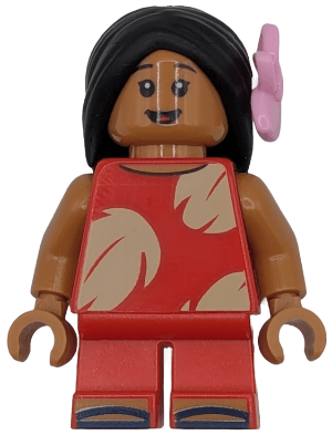 Lilo - Short Legs, Bright Pink Flower