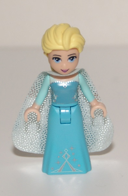 Elsa - Sparkly Light Aqua Cape