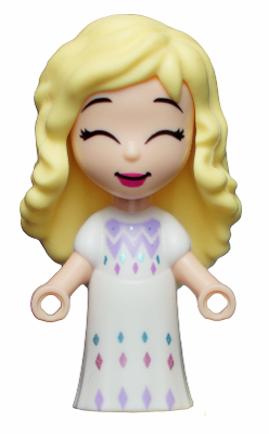Elsa - Micro Doll, White Dress
