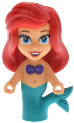 Ariel, Mermaid (Medium Tan) - Micro Doll, Open Eyes