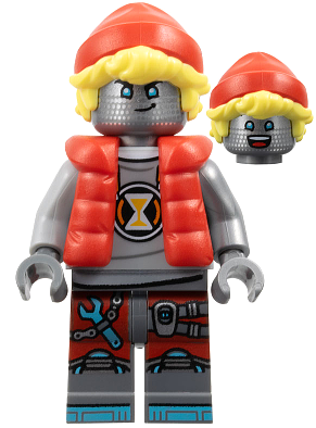 Cooper - Robot with Red Cap and Puffer Vest