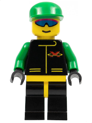 Extreme Team - Green, Black Legs with Yellow Hips, Green Cap