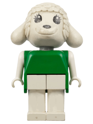 Fabuland Lamb - Lulu Lamb, Green Top