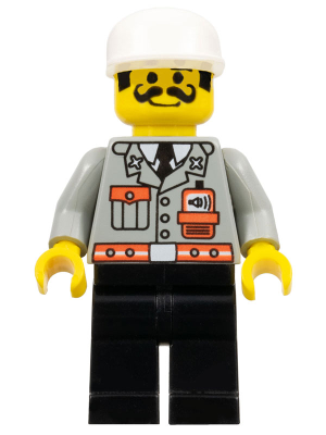 Fire - City Center 1, Black Legs, White Cap, Moustache