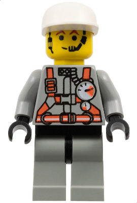 Fire - City Center 2, Light Gray Legs with Black Hips, White Cap