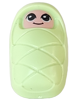 Baby / Infant - with Stud Holder on Back with Smiling Face and Large Eyes Pattern (Baby Ola) (6193930)