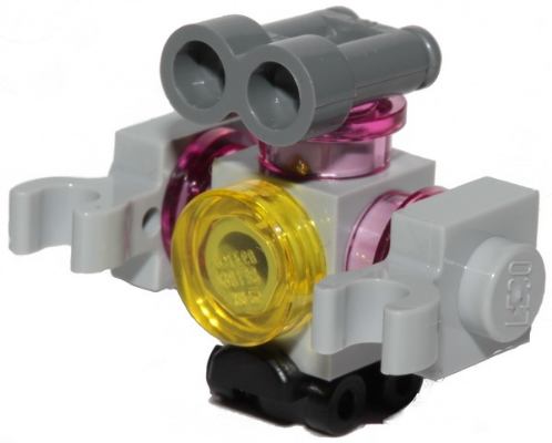 Friends Zobo the Robot - Roller Skate and Trans-Yellow Round Tile