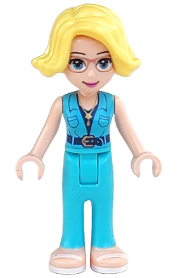 Friends Alicia - Dark Azure Top, Medium Azure Trousers