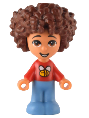 Friends Santiago - Micro Doll, Red Shirt with Bee