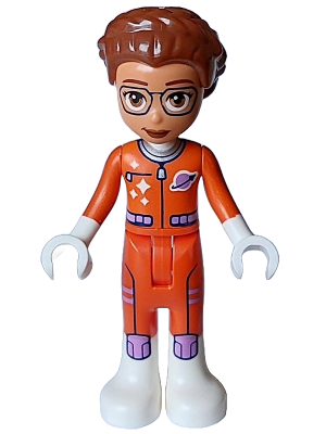 Friends Olivia (Adult) - Astronaut, Reddish Orange Spacesuit