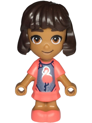 Friends Alba - Micro Doll, Coral Dress