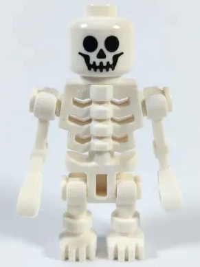 Skeleton with Standard Skull, Angular Rib Cage, Mechanical Arms