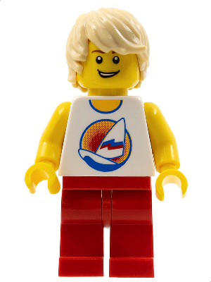 Surfer, Red Legs, Tan Hair