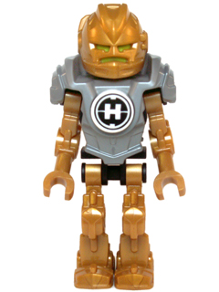 Hero Factory Mini - Rocka - Flat Silver Armor