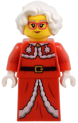 Mrs. Claus - Red Jacket, Printed Skirt