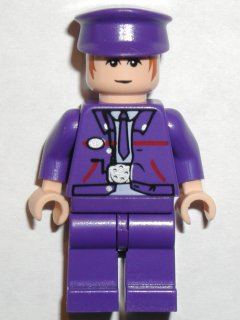 Stanley (Stan) Shunpike - Knight Bus Conductor Uniform with Dark Purple Tie