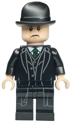 Minister of Magic (Cornelius Fudge) - Suit with Dark Green Tie, Shirt Tail