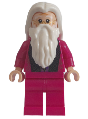 Albus Dumbledore - Magenta Robe, Plain Legs