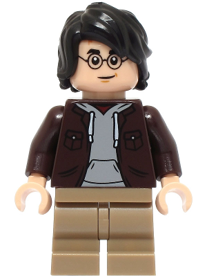 Harry Potter - Dark Brown Open Jacket, Dark Tan Medium Legs